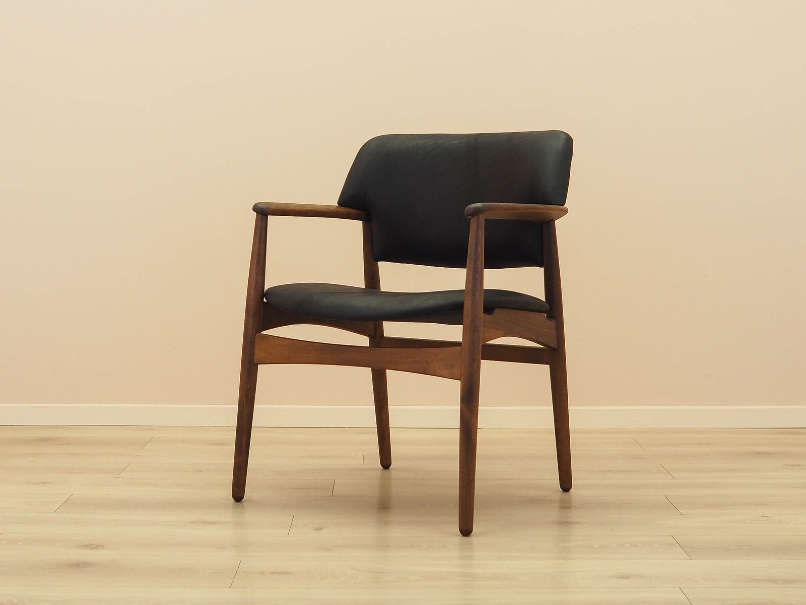 Fauteuils Ejner Larsen & Aksel Bender Madsen pour Fritz Hansen, chêne, années 1970 photo furniture