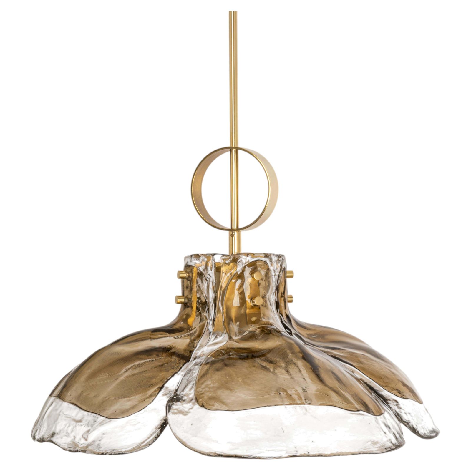 Grote Murano glazen kroonluchter, ontworpen door Kalmar, Duitsland, jaren 1960