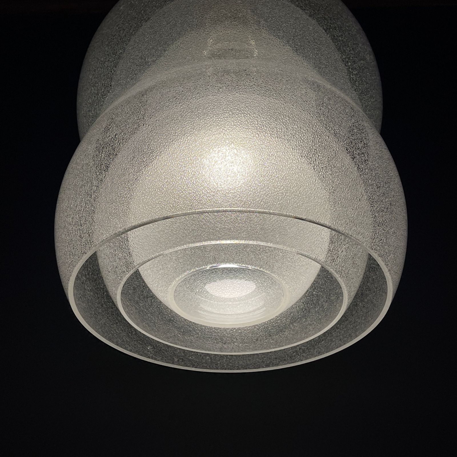 photo furniture Murano Hanglamp van Carlo Nason voor Mazzega, Italië, jaren 1960