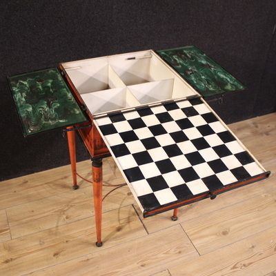 photo furniture Elegant 20th Century Neoclassical Style Game Table