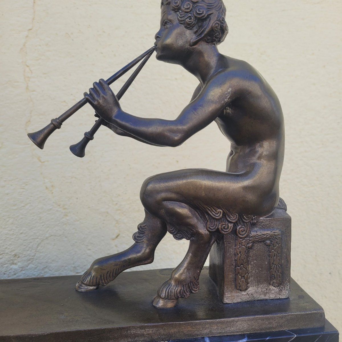 Jd Guirande, Dancer With A Thyrsus Art déco Bronze 20th Century photo for sale