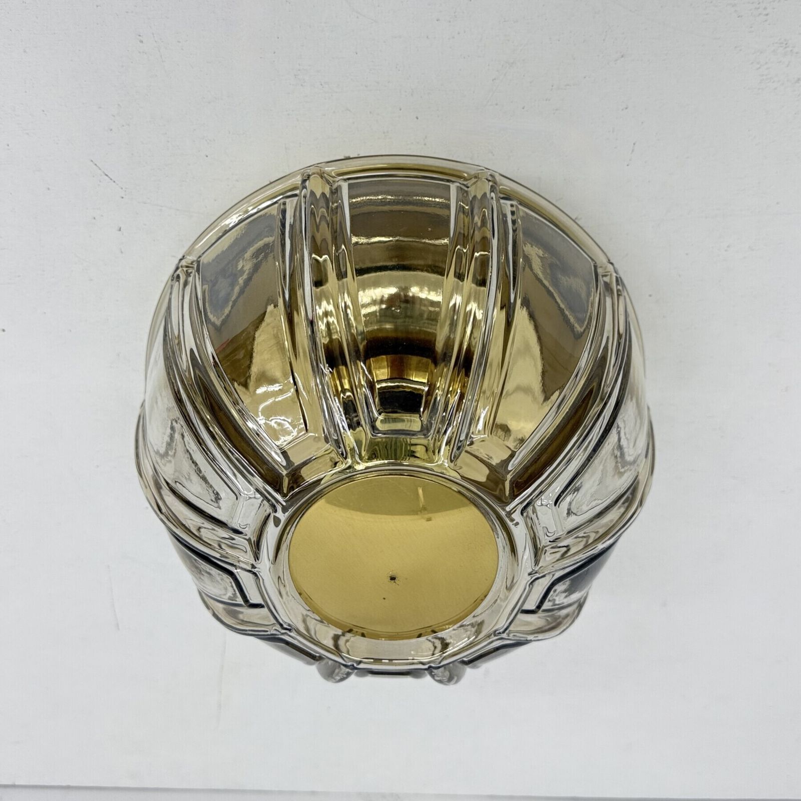 Limburg Galshütte Topaz Toned Glass Flush Mount Wall Light Or Sconce , jaren 1970 , Duitsland photo vinterior