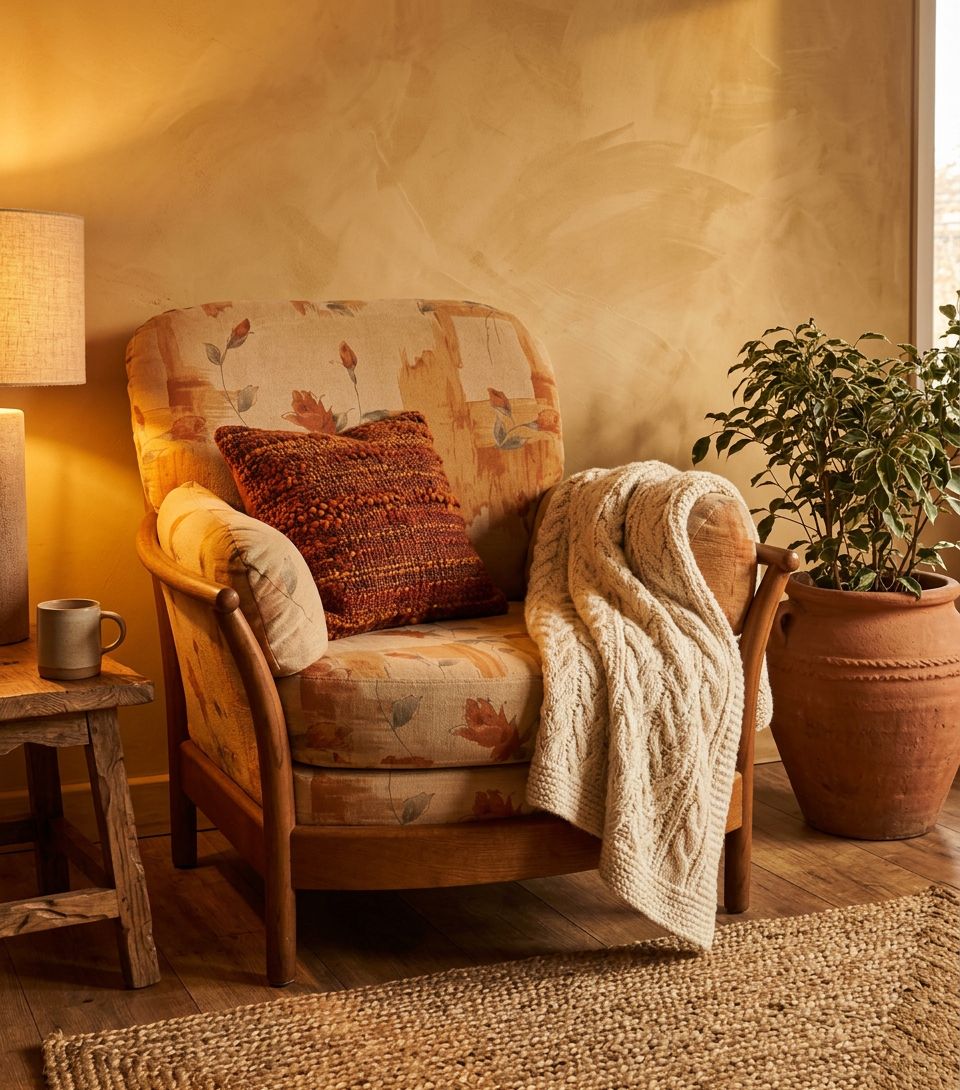 Vintage Ercol Renaissance High Back Very Wide Armchair Very Comfy photo for sale