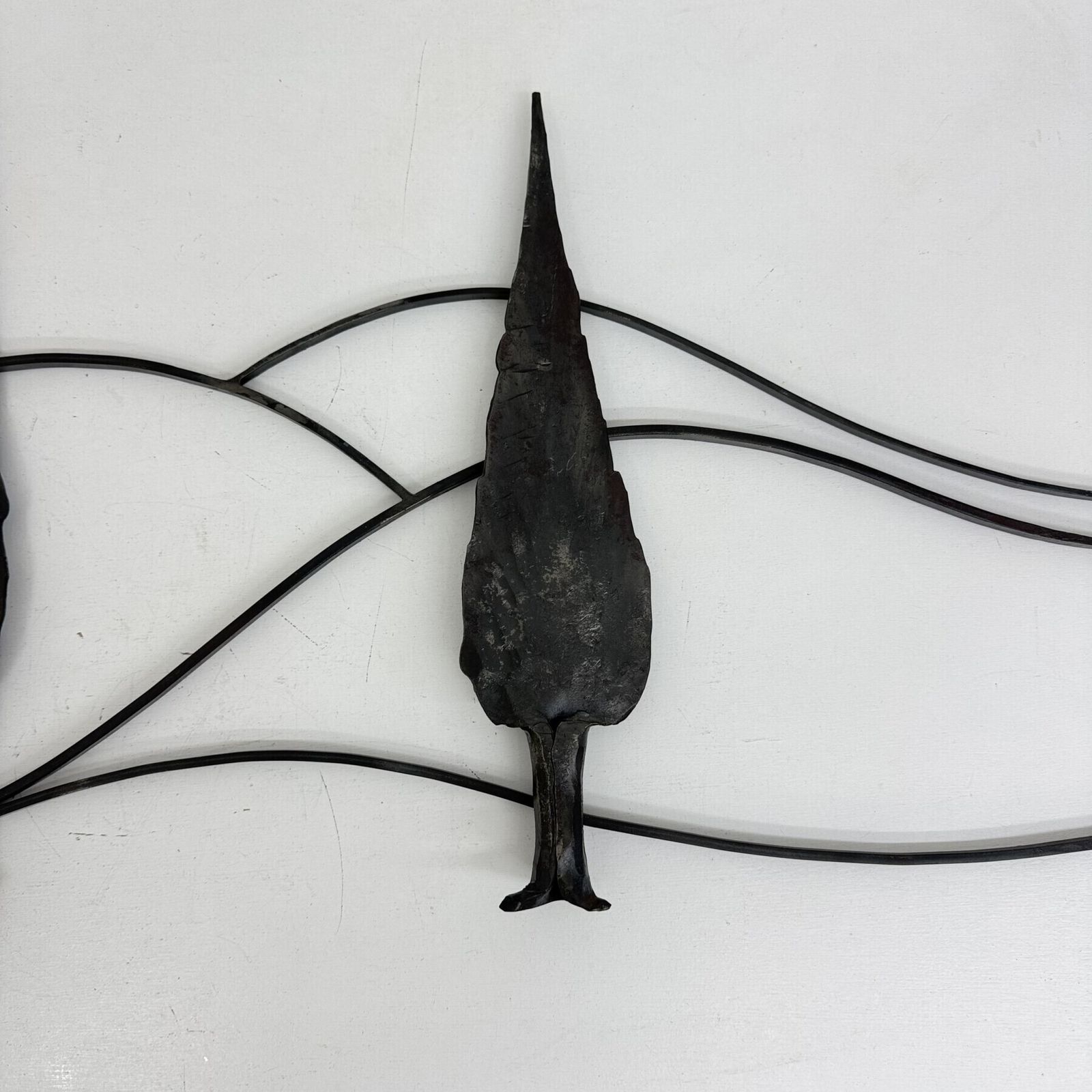 Sculpture mid-century Brutalist en fonte, arbres, années 1970 photo buy