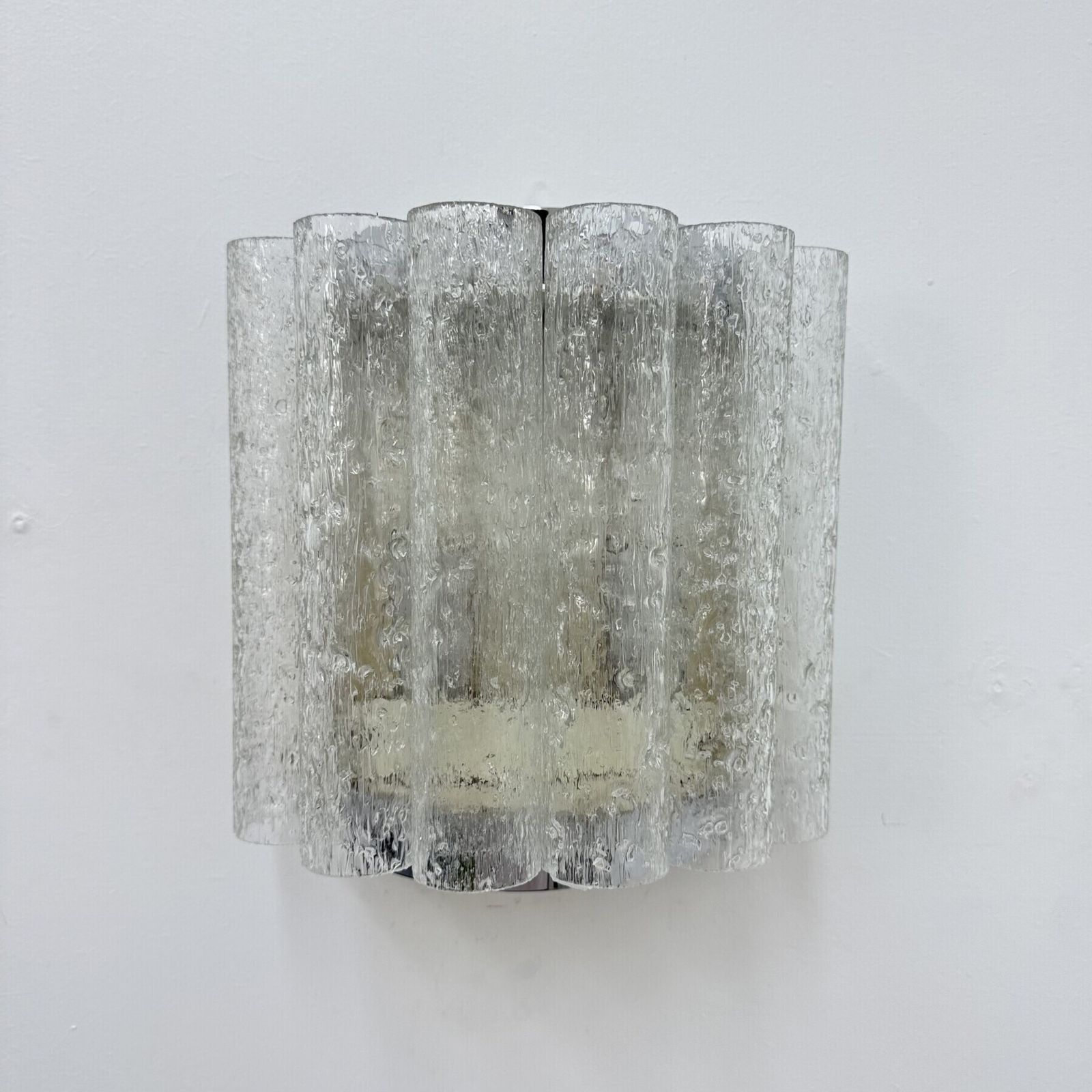Applique murale Mid-century à tubes en verre Doria Leuchten, années 1970 photo Luminaires