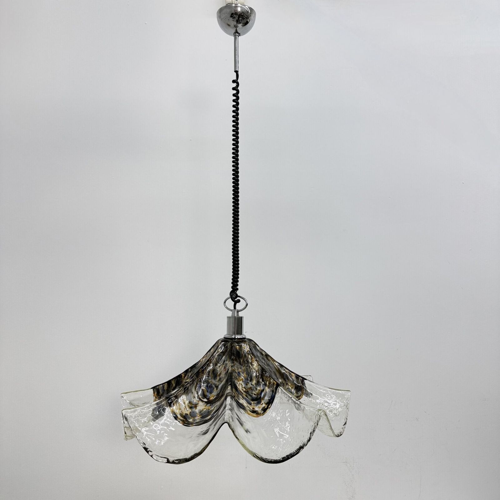 Mid Century Italian Murano Glass Pendant Lamp , 1970s photo 933.0