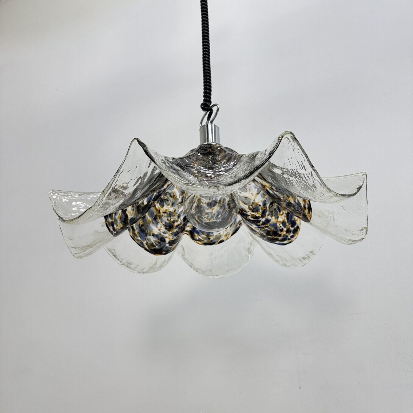photo vinterior Mid Century Italian Murano Glass Pendant Lamp , 1970s