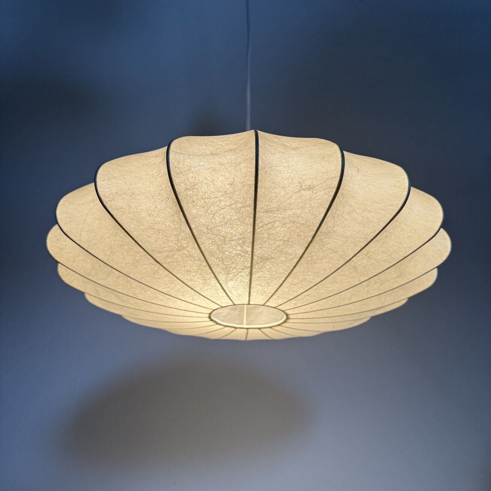 photo for sale Mid-Century Modern Cocoon Hanglamp van Friedel Wauer voor Goldkant Leuchten, jaren 1960