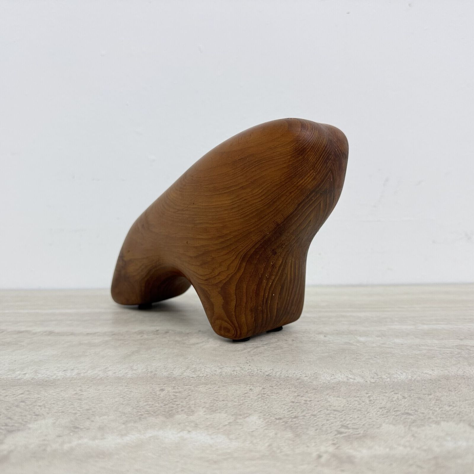 Mid-Century abstract houten stier in teak, jaren 1970 photo 346.0