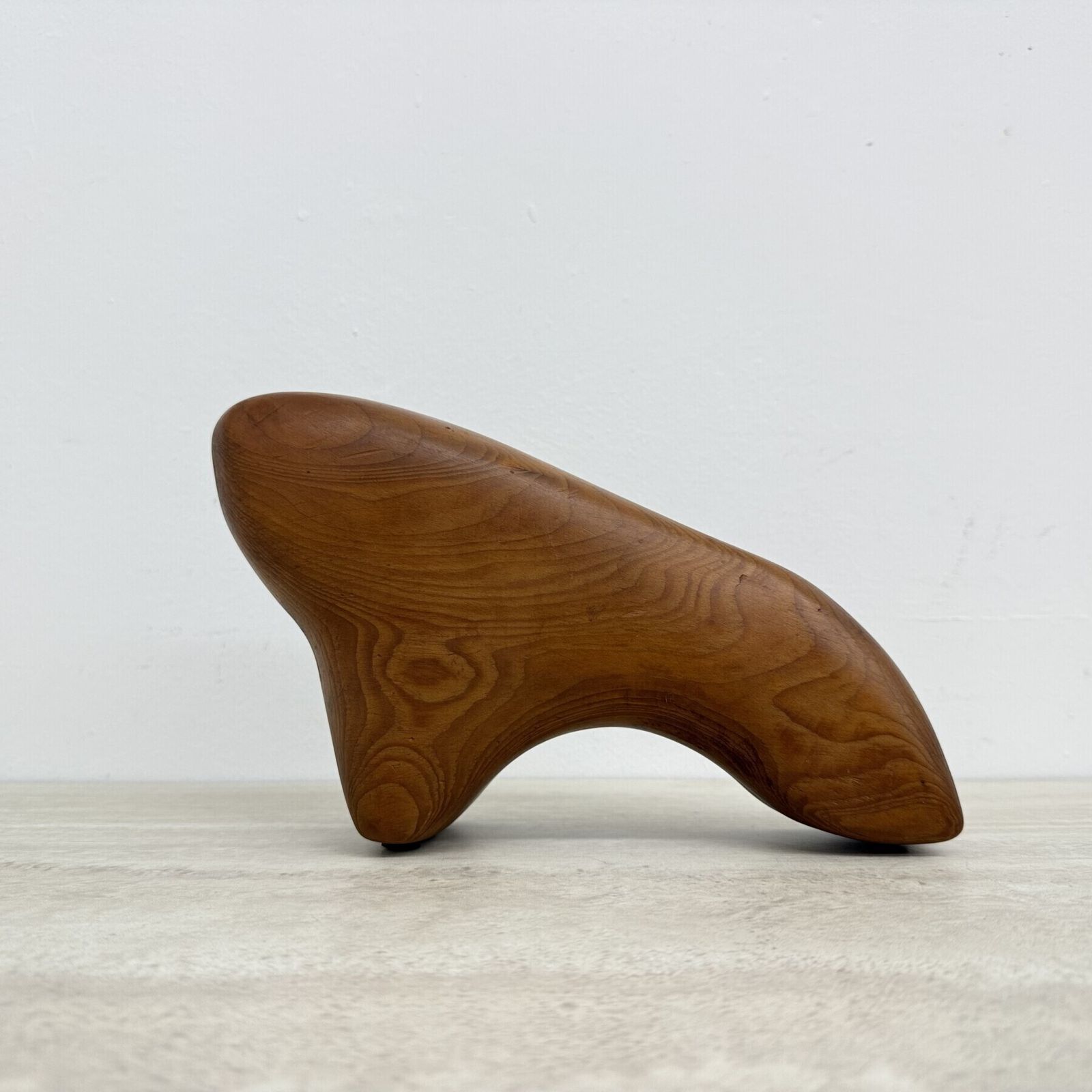 Mid-Century abstract houten stier in teak, jaren 1970 photo vintage