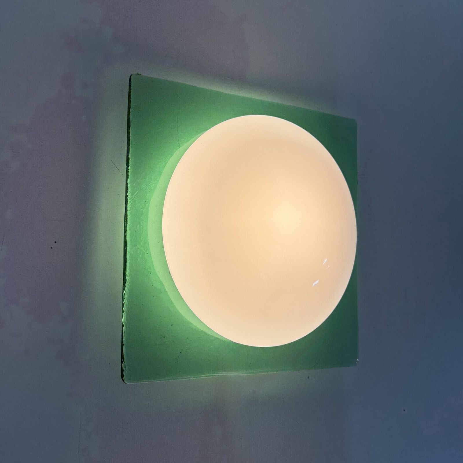 Ost Modern Glass Wall Lamp Vetri Murano , 1980s , Italy photo for sale