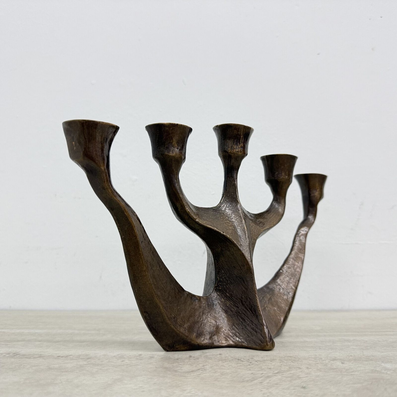 photo furniture Brutalist kandelaar van Horst Dalbeck, jaren 1970, Duitsland