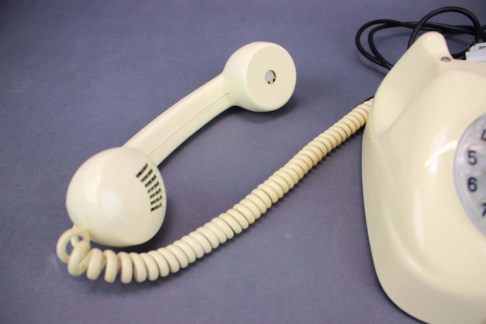 Tesla T65s Rotary Telephone From Czechoslovakia 1966 photo Woonaccessoires