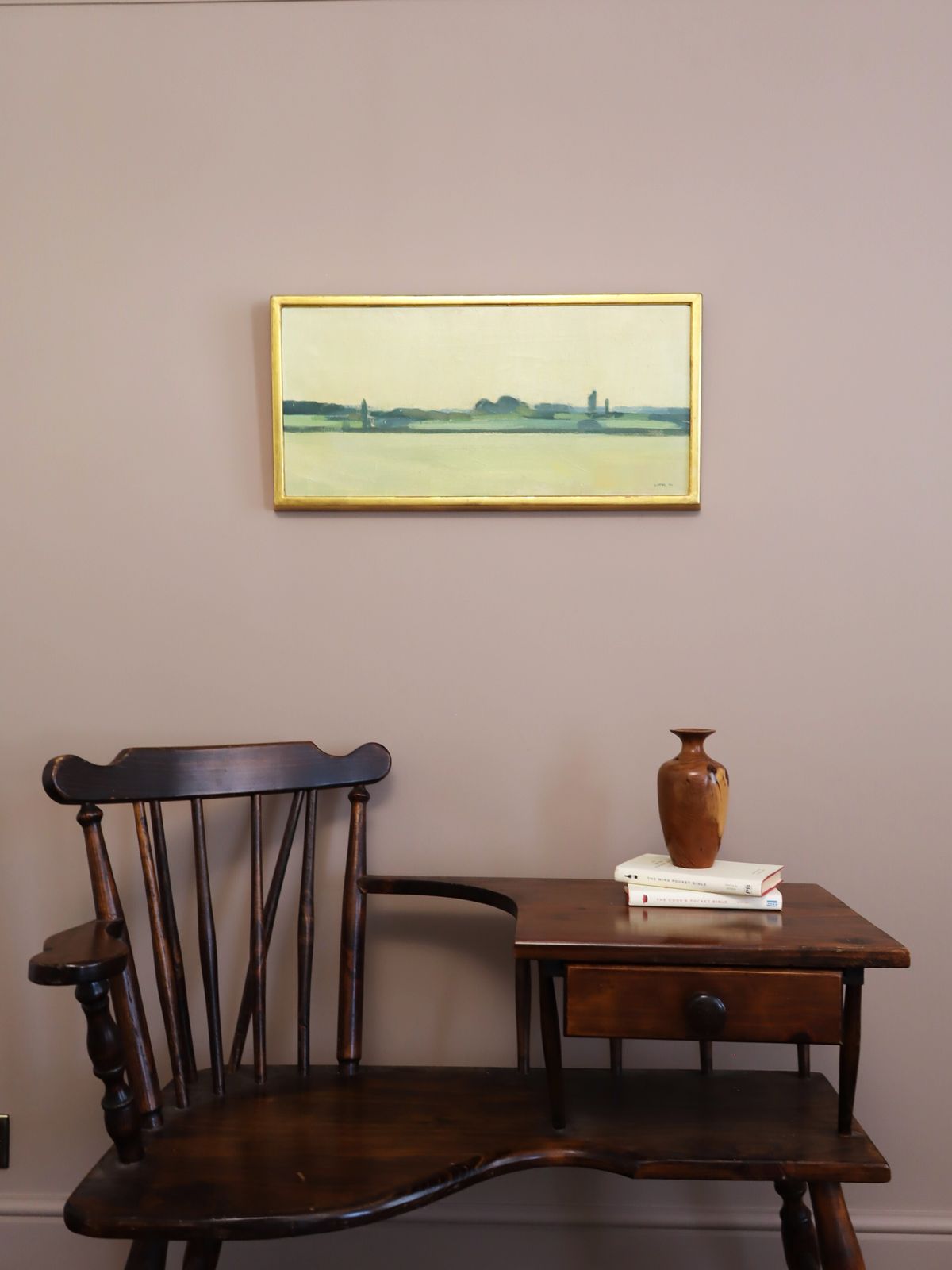 The Distant Green In Oil Onto Canvas photo Art