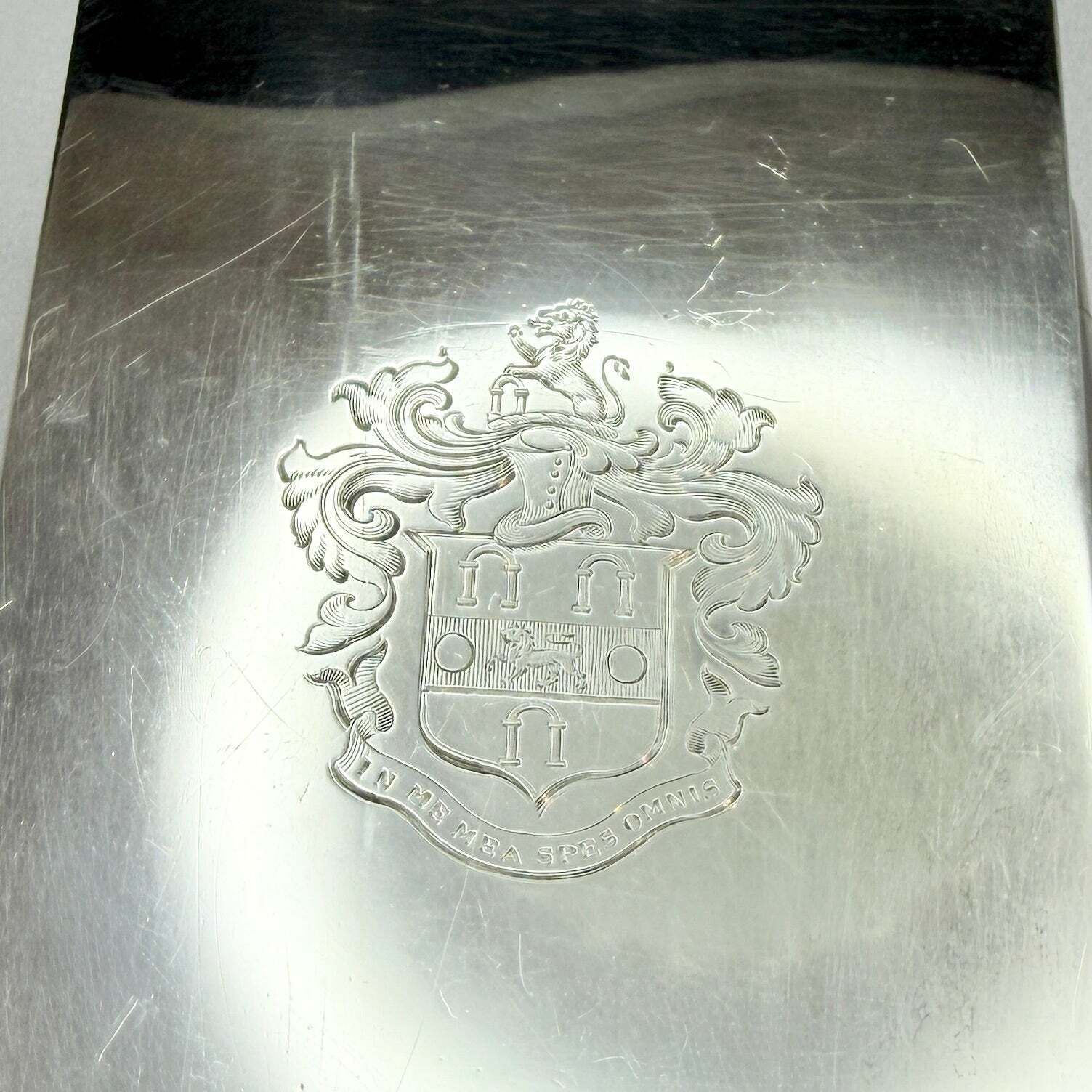 Gerald Benney. Vintage sterling zilveren bureaunotitieblok. Herkomst: Marjorie Merriweather Post, Mar-a-Lago, Florida. photo Woonaccessoires
