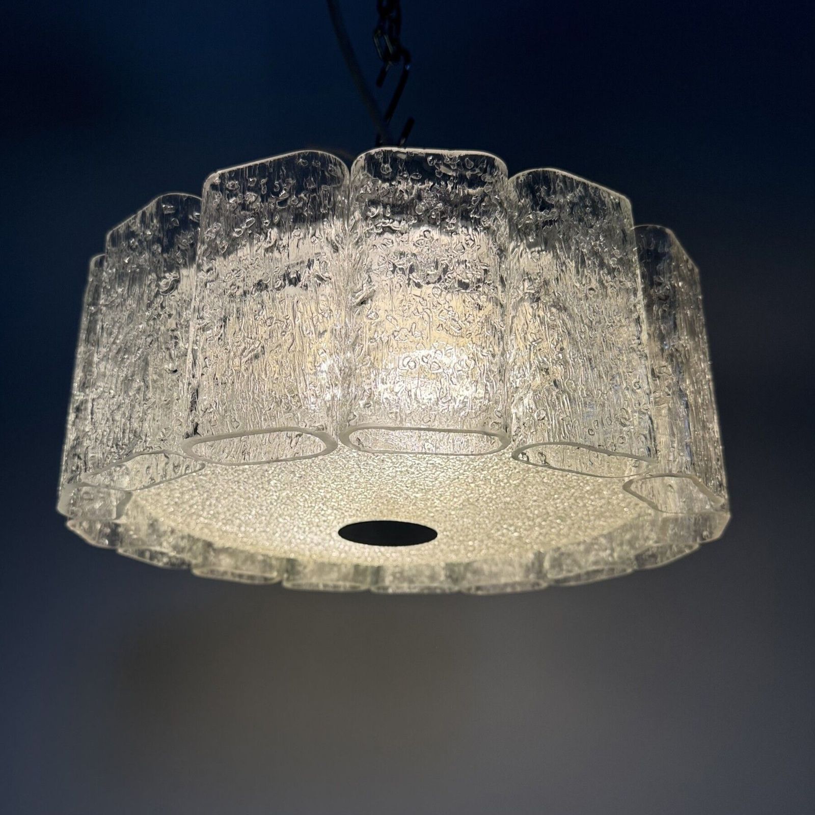 Mid-Century Glass Tubes Flush Mount van Doria Leuchten, Duitsland, jaren 1960 photo furniture