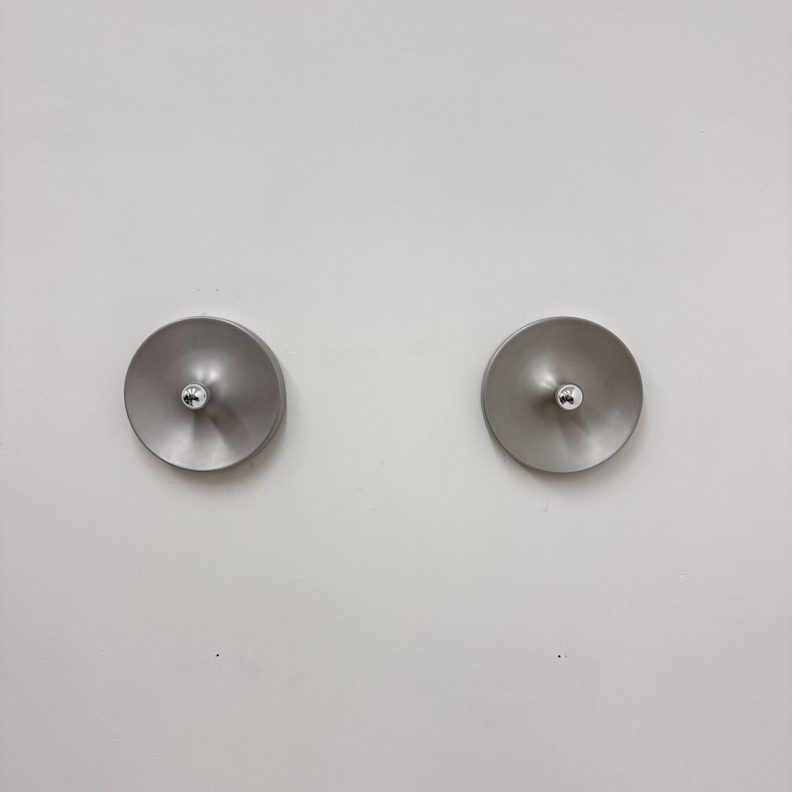 Mid Century Design Disc Lamp , 1970s Attributed To Charlotte Perriand For Les Arcs Set Of 2 photo buy