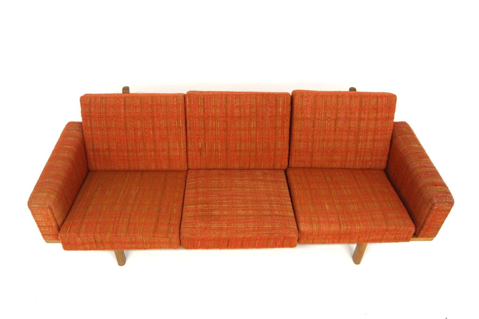 Canapé scandinave GE 236 par Hans J. Wegner pour Getama, Danemark, 1960. photo 3006.0