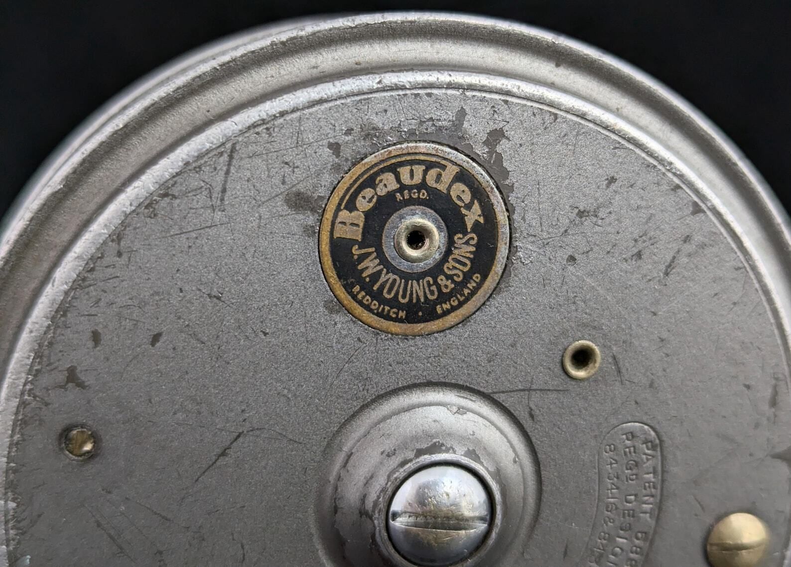 Vintage Jw Young Beaudex Fishing Reel, Fishing Gifts photo for sale