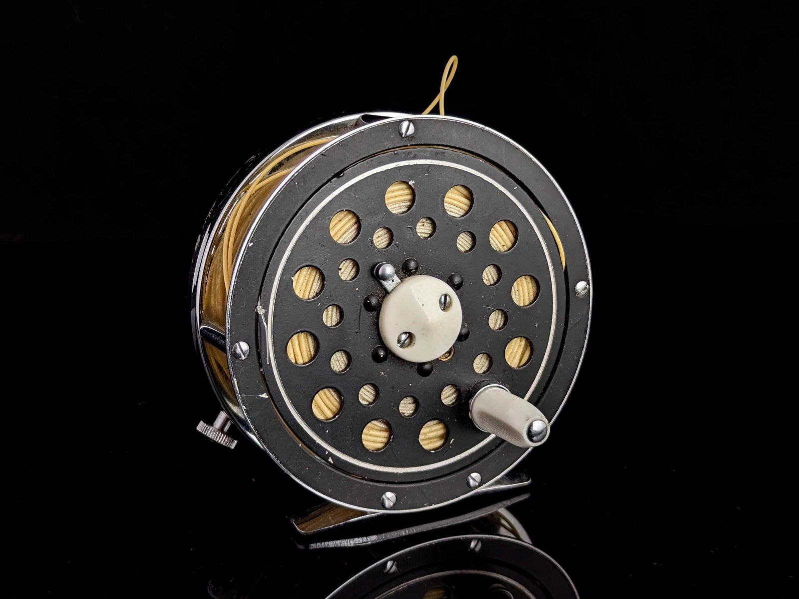Moulinet de pêche à la mouche japonais vintage, rétro, idée cadeau pêche