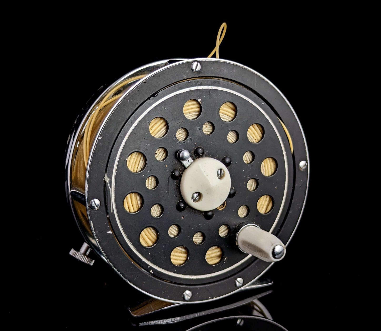 Vintage Japanese Fly Fishing Reel, Retro, Fishing Gifts photo furniture