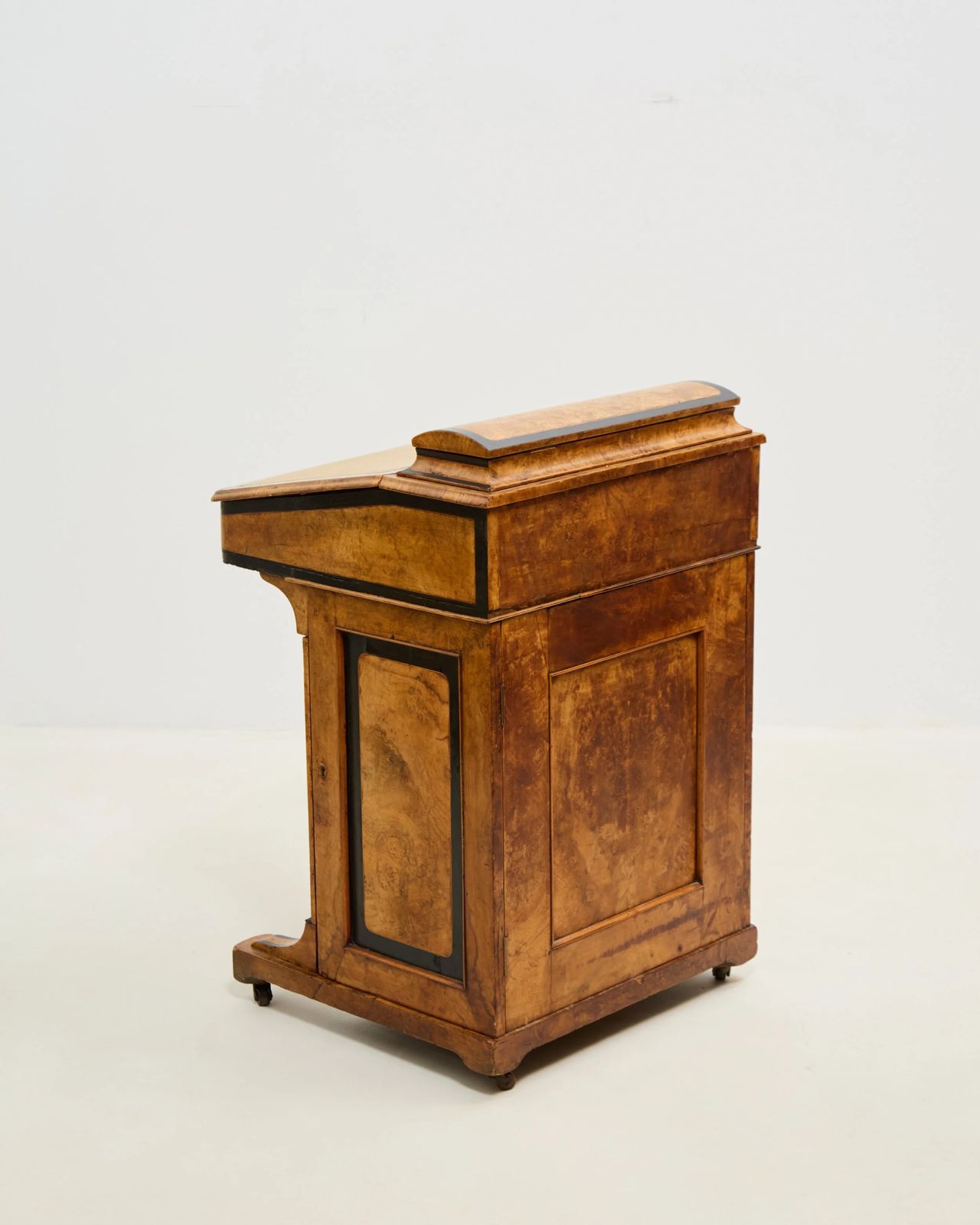 Burr Upright Desk, 1800s photo vintage