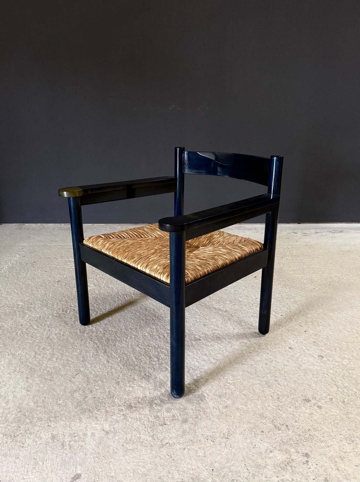Mcm Design Black Lounge Chair By Vico Magistretti
