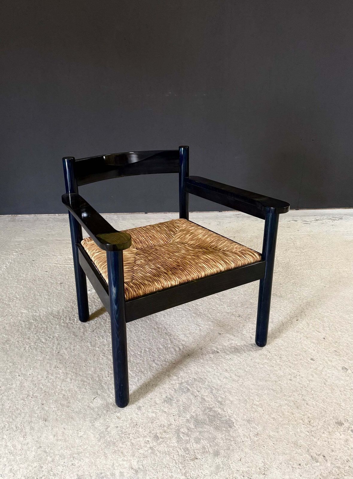 Mcm Design Black Lounge Chair By Vico Magistretti photo Furniture