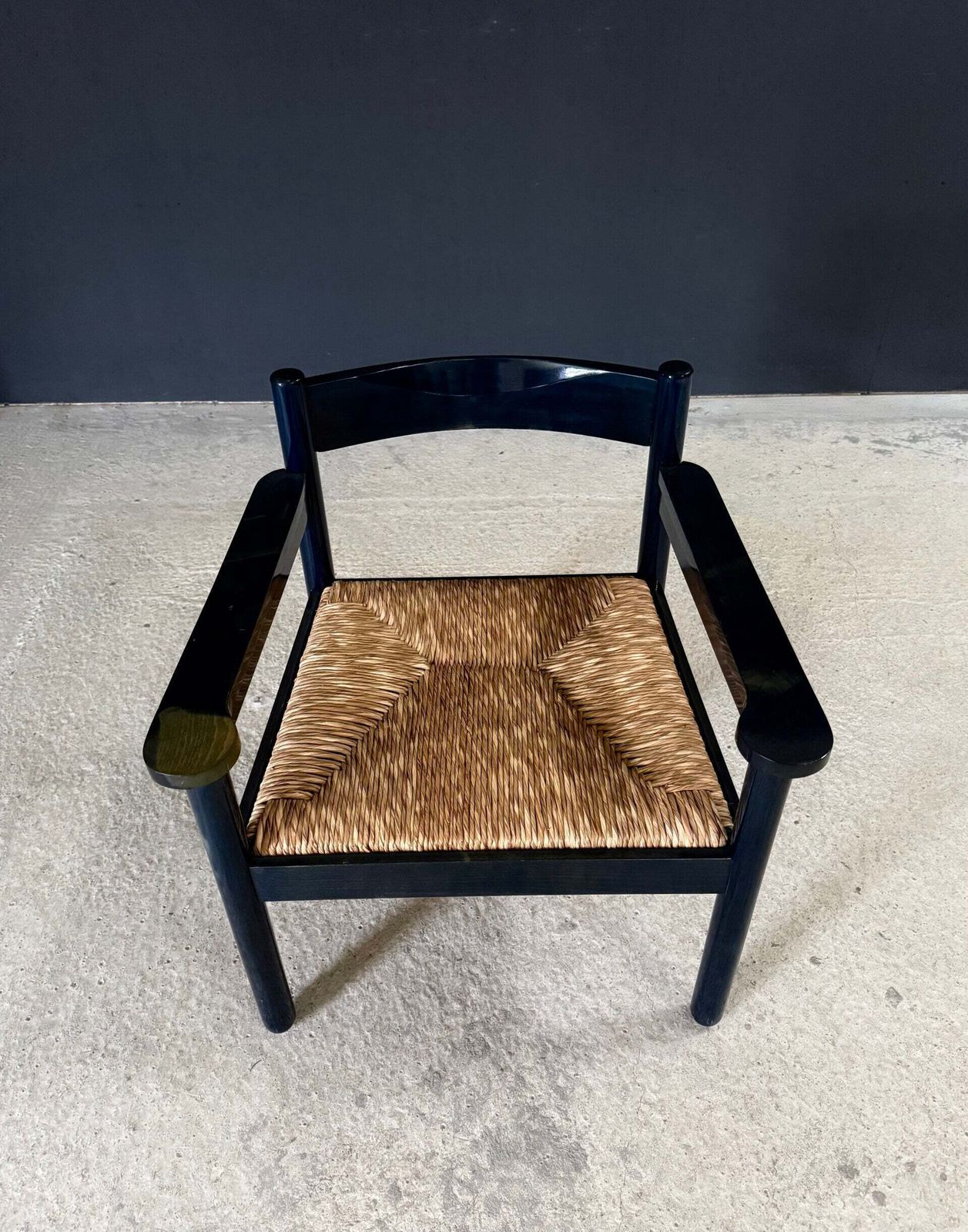 Mcm Design Black Lounge Chair By Vico Magistretti photo vinterior