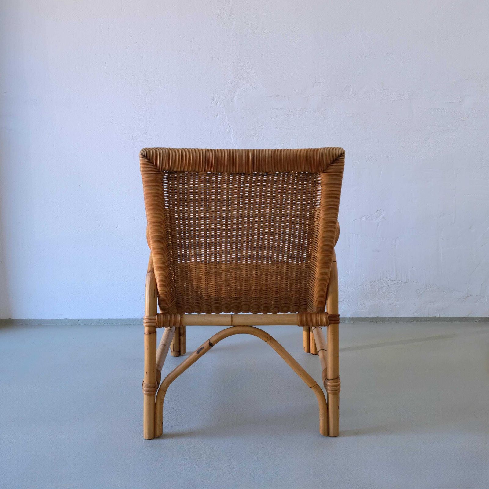Arco Bamboo And Rattan Lounge Chair | Germany | 1960s photo 2513.0
