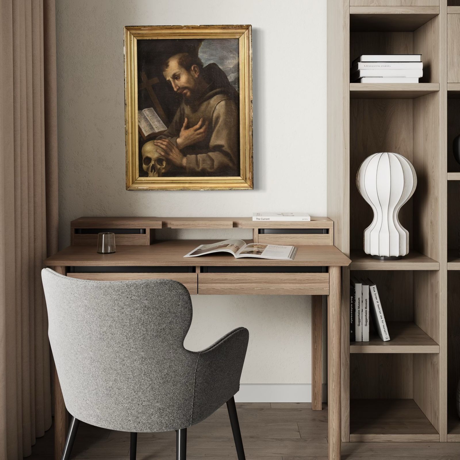 photo buy Peinture italienne du XVIIe siècle, saint François d'Assise