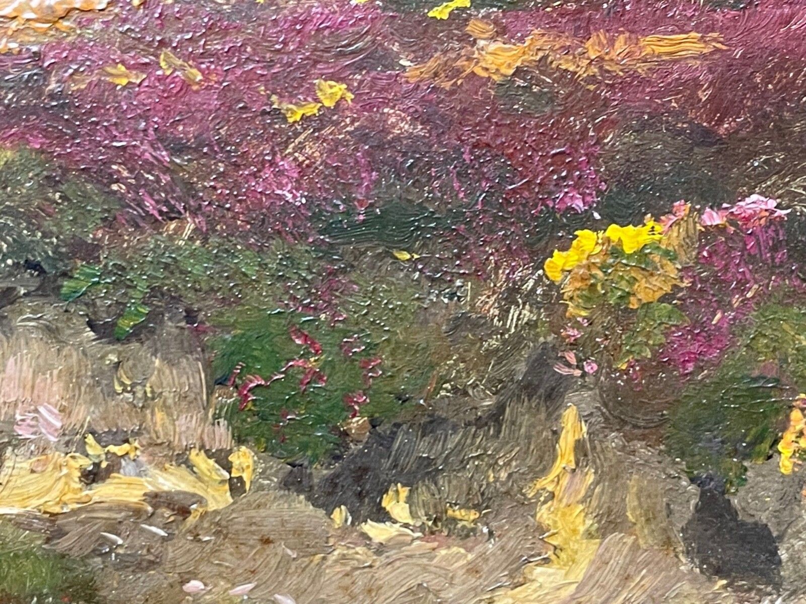 Kunst Arthur Wardle 1864-1949 Signed Exmoor British Moorland Landscape Oil Painting photo