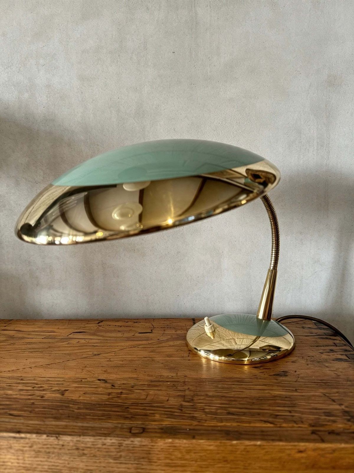1950s Gooseneck Table Lamp By Hala photo Lighting