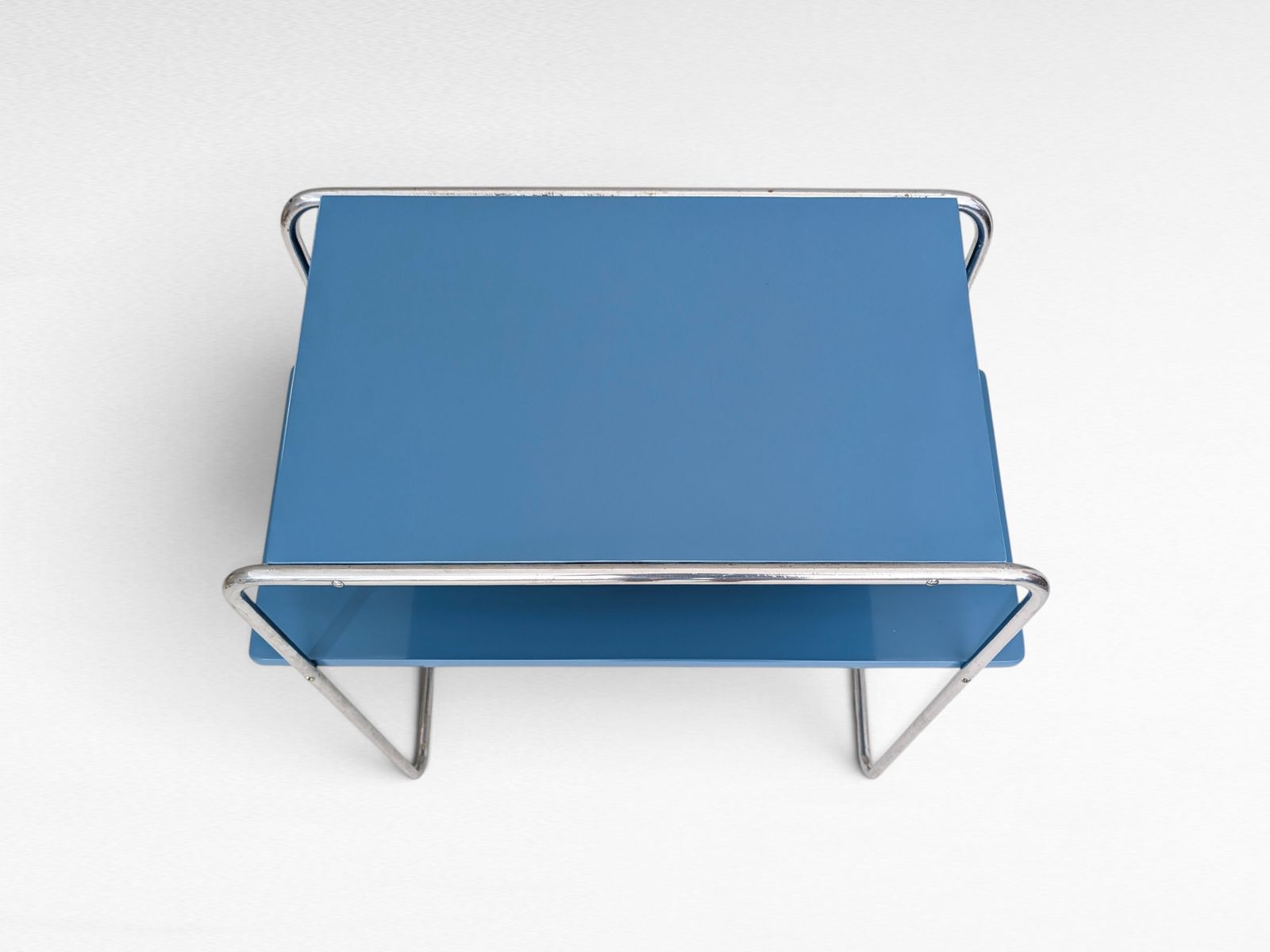 Bauhaus bijzettafel B 12 van Marcel Breuer, jaren 1930 photo vintage
