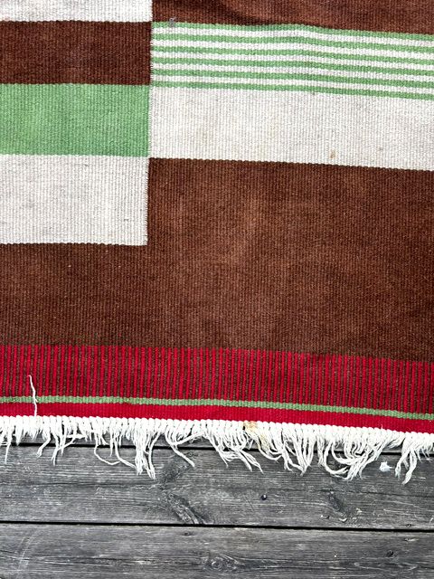 Groot mid-century modern wollen vloerkleed, jaren 1960, Tsjecho-Slowakije, 335 × 240 cm photo buy