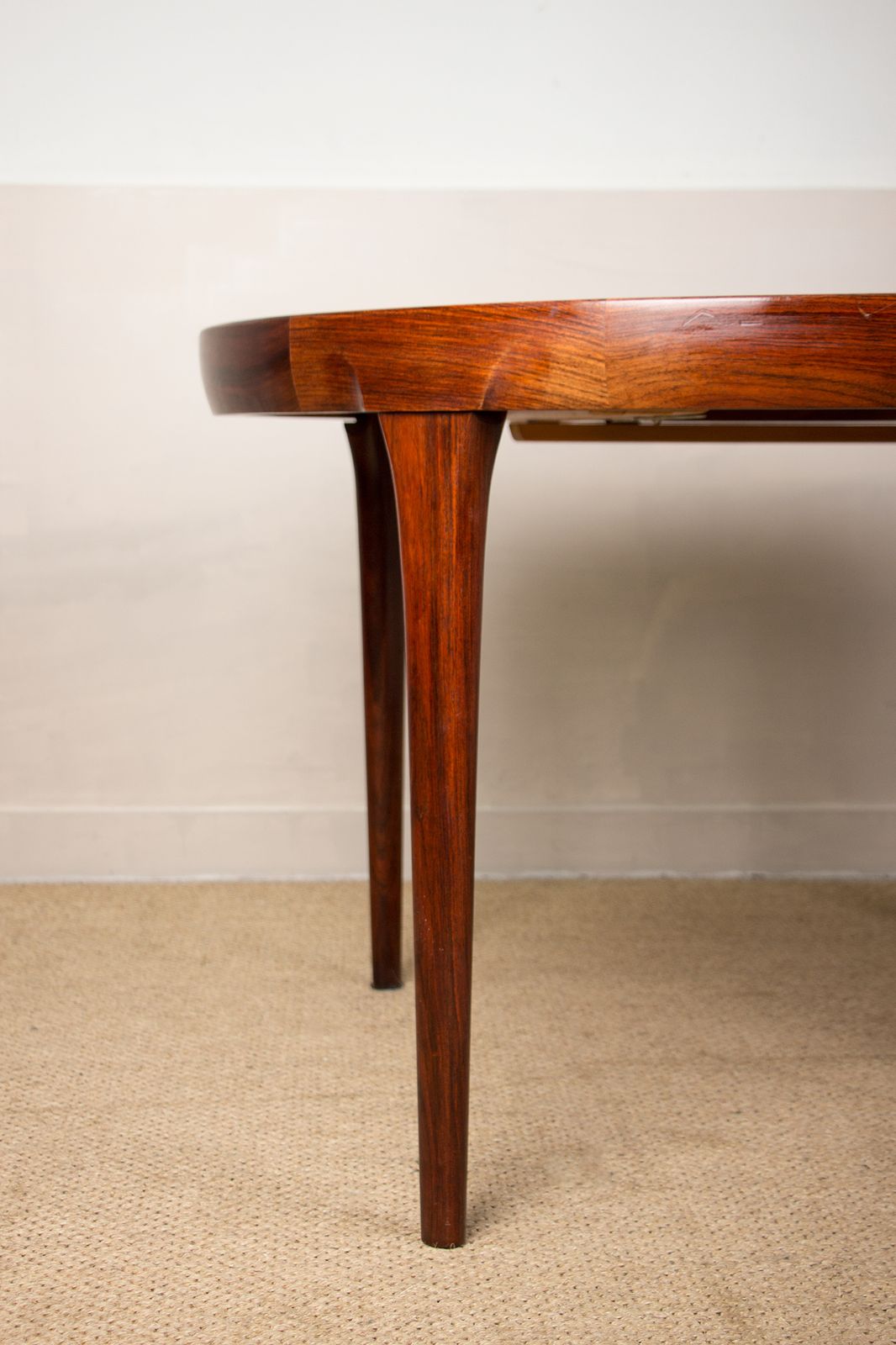 Table à manger danoise extensible en palissandre par Ib Kofod Larsen pour Faarup Møbelfabrik, 1960. photo 4000.0