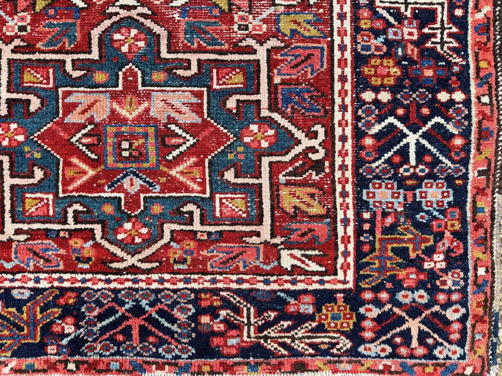 Antiek Karaja-tapijt 1,28 m x 0,99 m photo buy