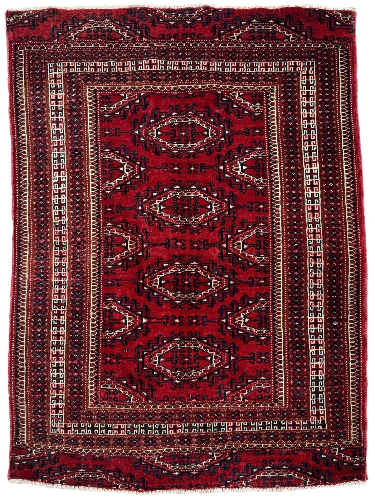 Vintage Turkmen Yomut vloerkleed 1,22 m x 0,95 m