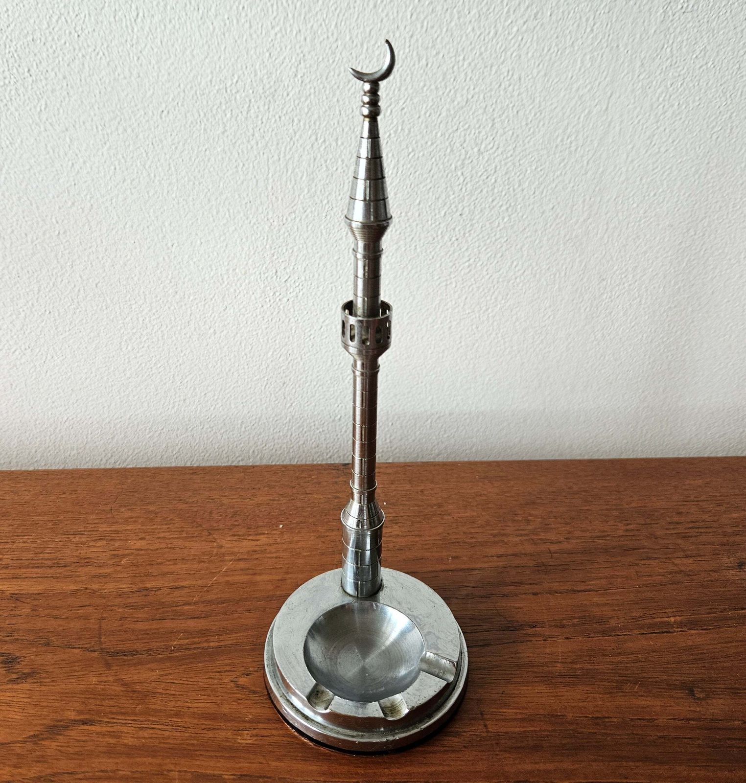 Zeldzame mid-century asbak, model Eger Minaret, Hongarije, ca. jaren 1970 photo vintage