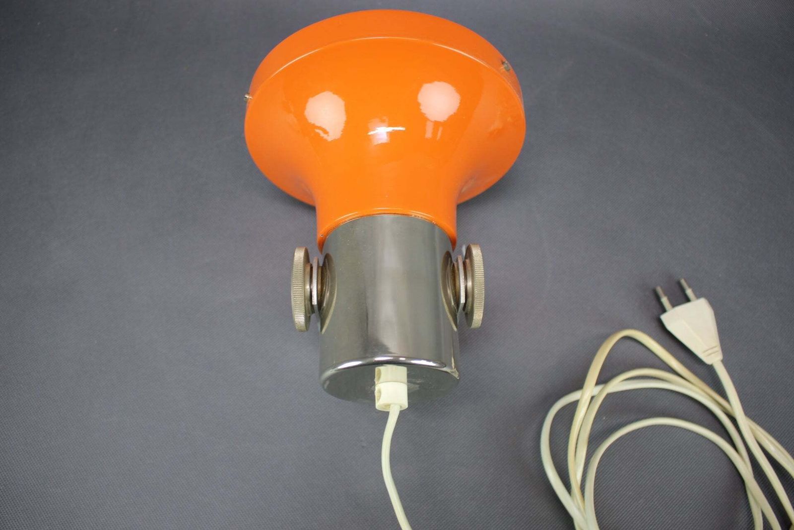 Josef Hurka voor Napako, oranje wandlamp, Tsjecho-Slowakije, jaren 1970 photo 243.0