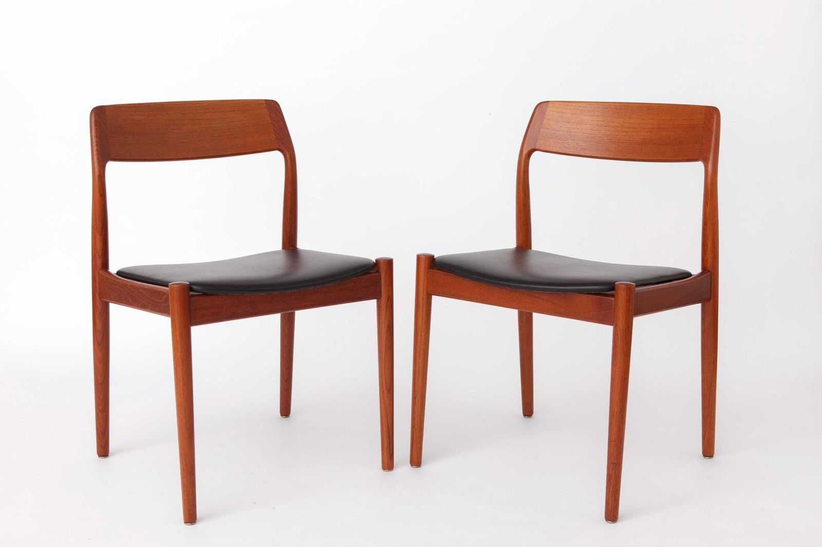 Set van 4 Deense Teakhouten Eetkamerstoelen van Scantic Møbelværk, Mid-Century Modern, jaren 1960 photo vinterior