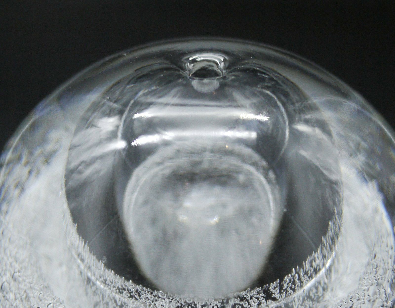 Kristallen Bubble Glazen Presse-papier Knopvaas photo 130.0