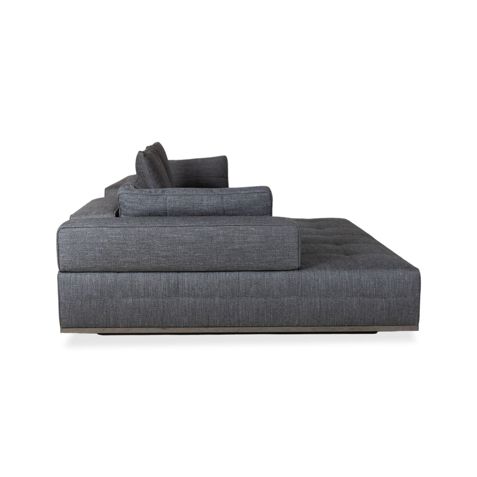 photo for sale Canapé d'angle Minotti Lawrence en tissu gris