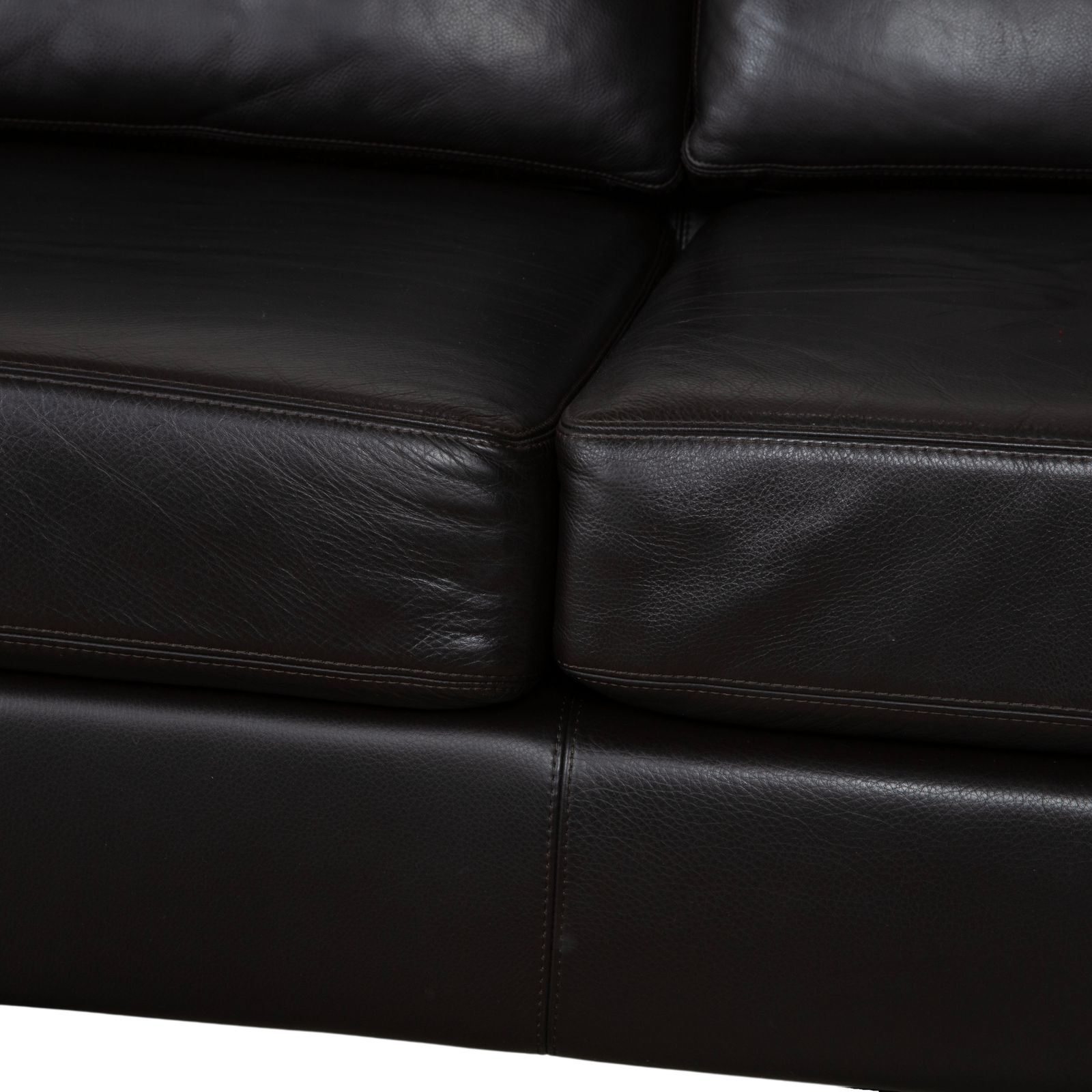 Cor Conseta Leather Corner Sofa Brown Espresso Headrest photo 7713.0