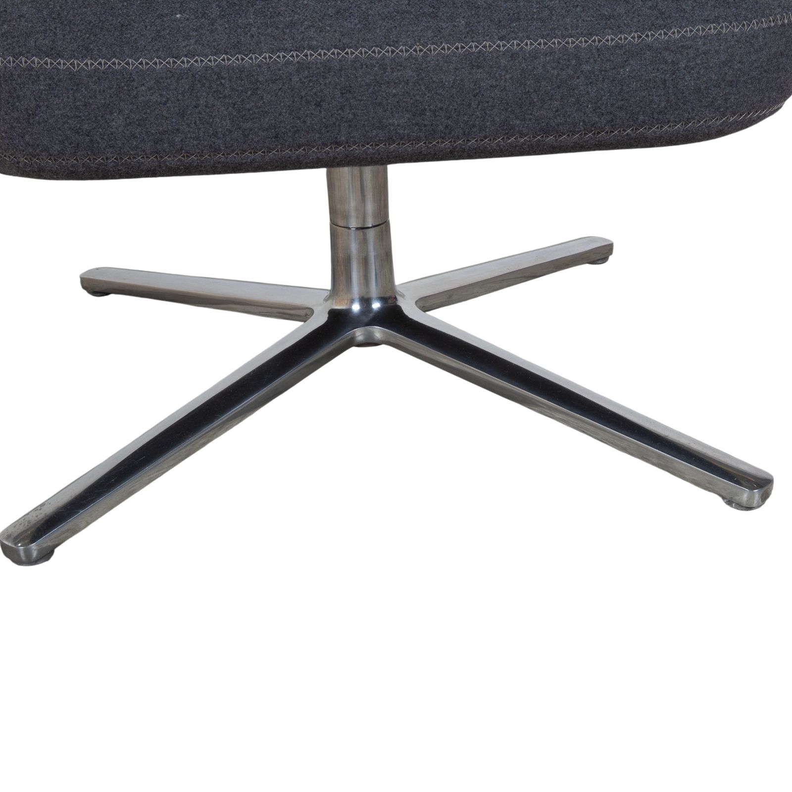 Vitra Grand Repos Fabric Armchair Set, Grey, Manual Function photo vintage