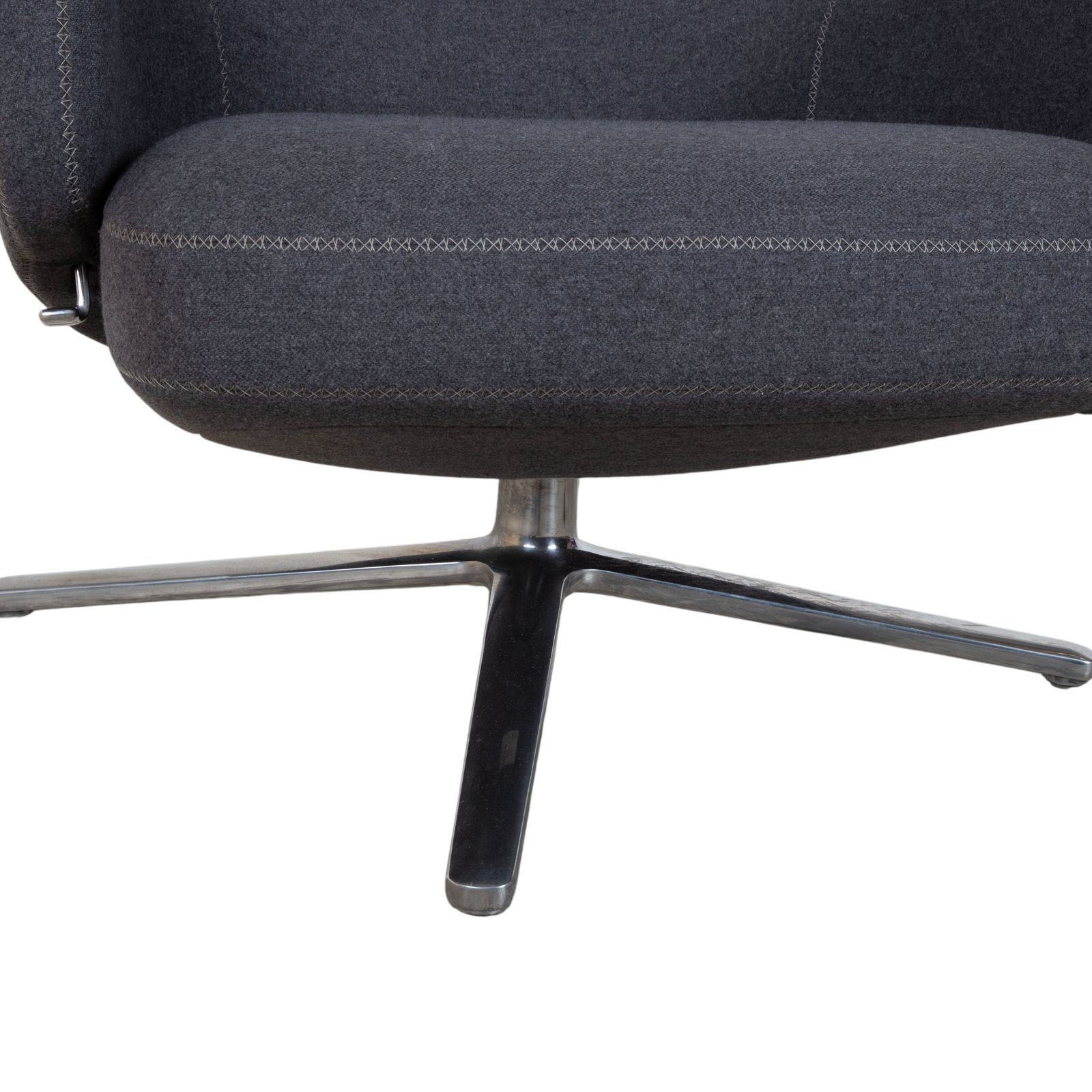 photo furniture Fauteuil Vitra Grand Repos en tissu, gris, fonction manuelle