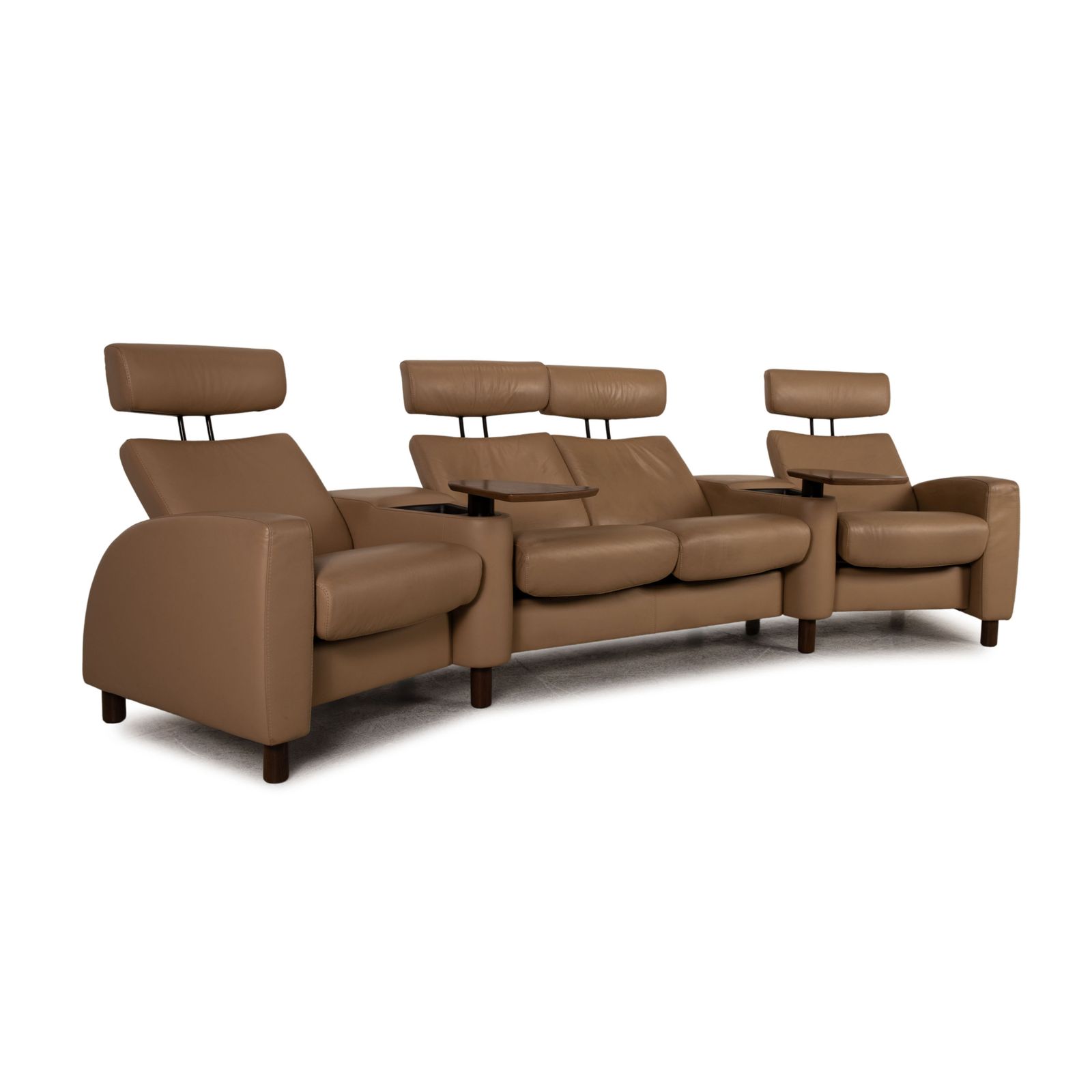 Stressless Arion Leren Bank Beige Vierpersoons Zitbank photo for sale