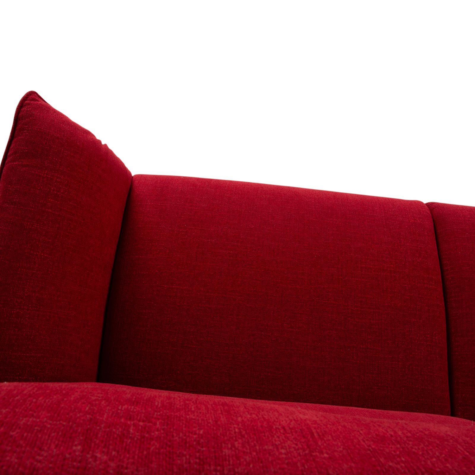 Koinor Evita Fabric Two Seater Red Sofa photo vinterior