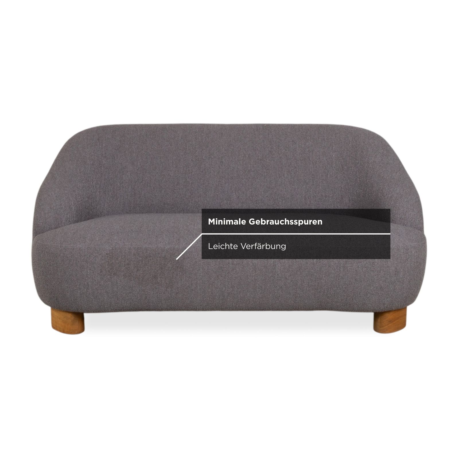 &Tradition Margas Fabric Two Seater Grey Sofa photo vintage
