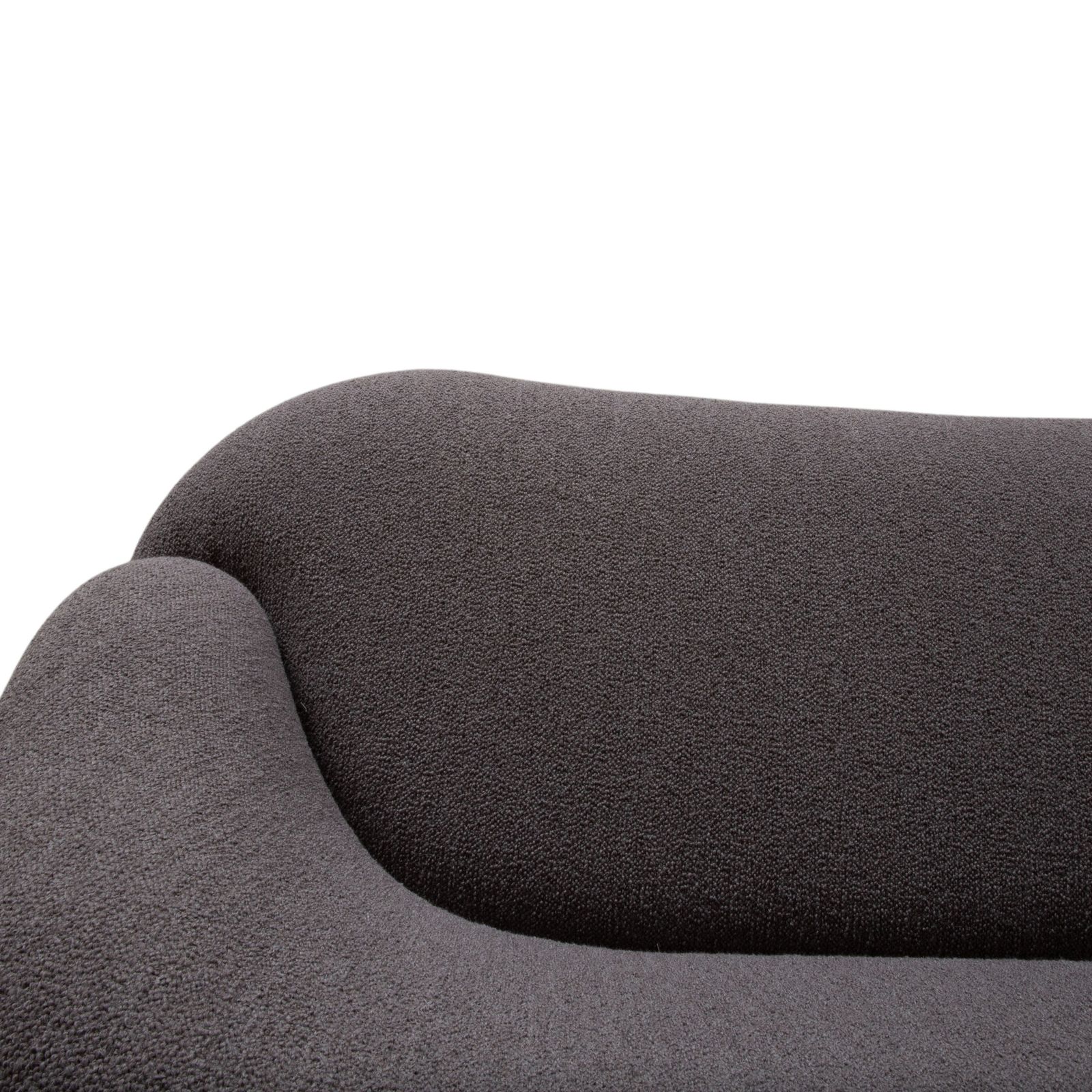 Canapé deux places et fauteuil &Tradition Margas en tissu, gris photo vintage